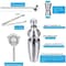 Generic-Stainless Steel Cocktail Shaker Bar Set Mixer Drink Bartender Tools Home