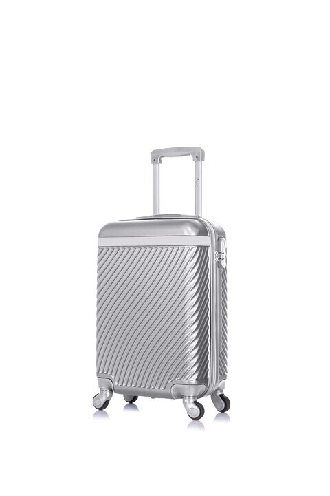 Carry on cheap luggage silver