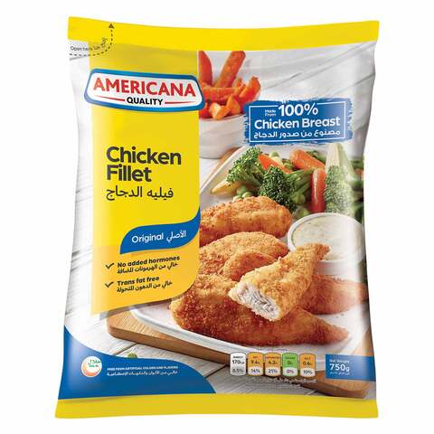 Buy Americana Chicken Fillet- Breaded 750g in Saudi Arabia