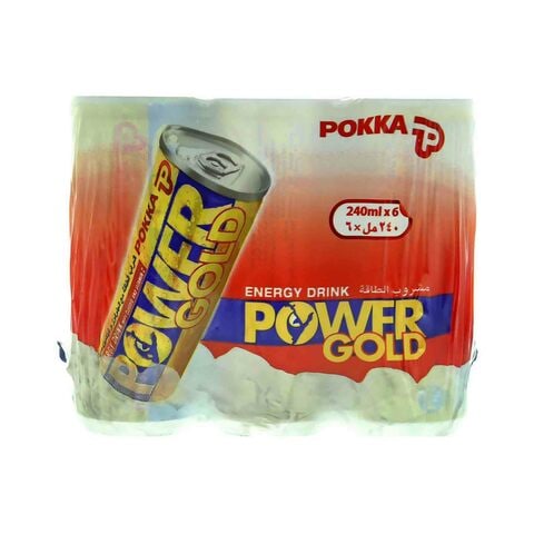 Pokka Power Gold Energy Drink 240ml x6