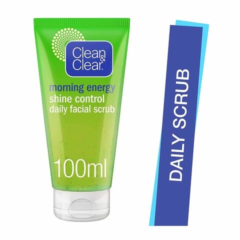 Clean and Clear Shine Control Daily Facial Scrub - 100ml