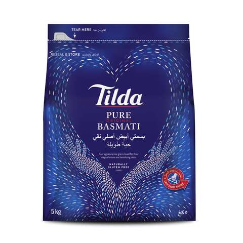 اشتري تيلدا أرز بسمتي أصلي نقي 5 كغ في الامارات