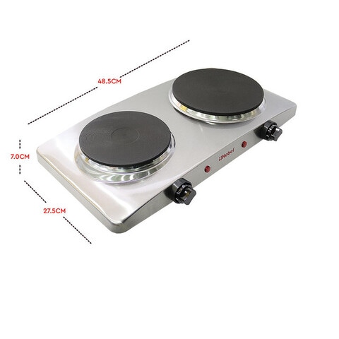 Nobel Hot Plate Stainless Steel Double NHP402SS