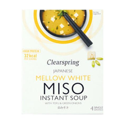 Clearspring Mellow White Miso Instant Soup With Tofu 40g
