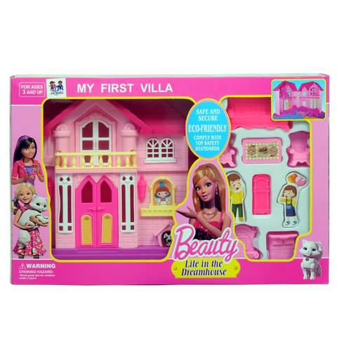 My First Villa Dolls House Multicolour