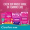 Carefree Flexi Comfort Normal Pantyliners White 40 count