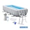 Intex Prism Frame Pool Rectangular With Pump (Ages 6+) (Plus Extra Supplier&#39;s Delivery Charge Outside Doha)