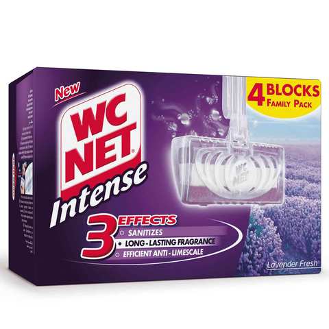 WC Net Intense Perfumed Toilet Lavender Fresh 34 Gram 4 Blocks