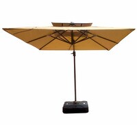 Oasis Casual 2.5x2.5m Aluminium Frame Umbrella With Water Base