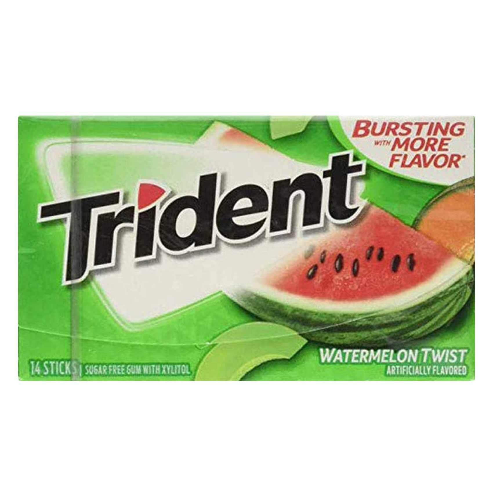 Buy Trident Sugar Free Gum With Xylitol 14 Sticks - Spearmint 6