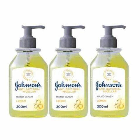 اشتري Johnsons  Hand Wash Lemon 300mlx3 في الامارات