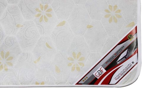 Galaxy Design Medical Mattress White - King Size ( L X W X H ) 200 X 200 X 22 cm - 5 Year Full Warranty.
