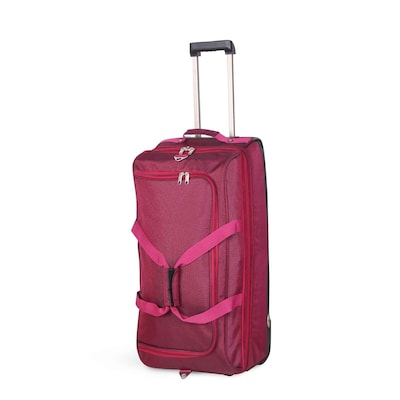 MINISO Minigo Foldable Boston Bag Travel Luggage Lightweight Polyester  Trapezoid Travel Bags Black price in UAE,  UAE