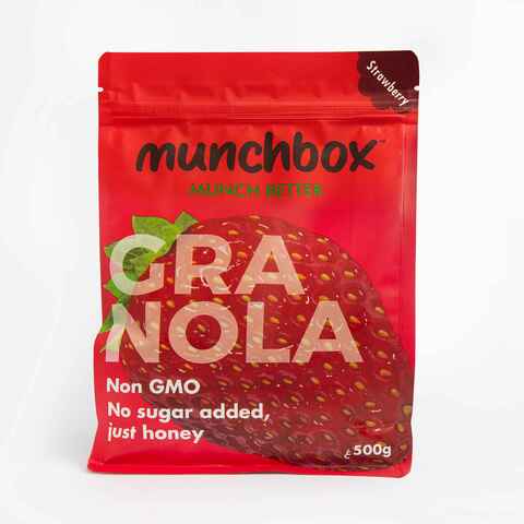 Munchbox Munch Better Strawberry Flavour Granola 500g