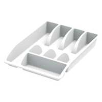 Cosmoplast Cutlery Tray Large White 34x26x6cm