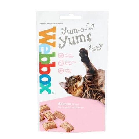 Webbox Yum-E-Yums Salmon Cat Treats 40g