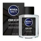 Buy NIVEA MEN After Shave Lotion, DEEP Antibacterial Black Carbon Woody Scent, 100ml in Saudi Arabia