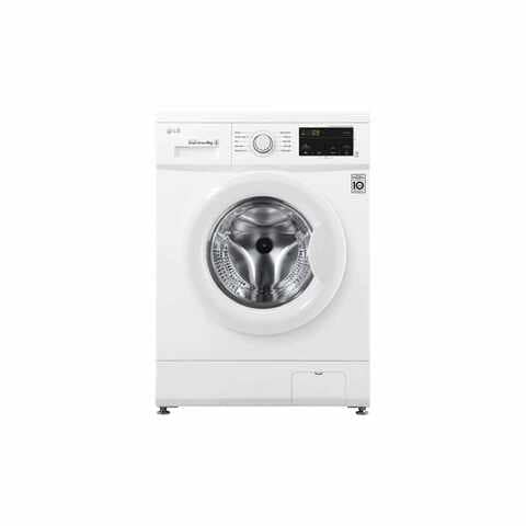 Buy LG Front Load Washing Machine 6 Motion Direct Drive Smart Diagnosis 8kg FH2J3TDNP0 White in UAE