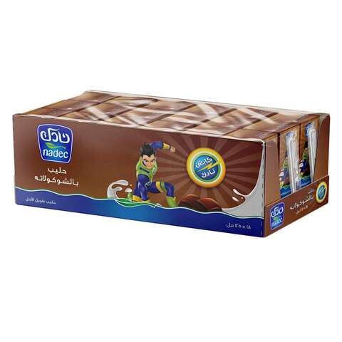 اشتري نادك حليب شوكولاتة طويل الأجل 125 مل × 18 في السعودية