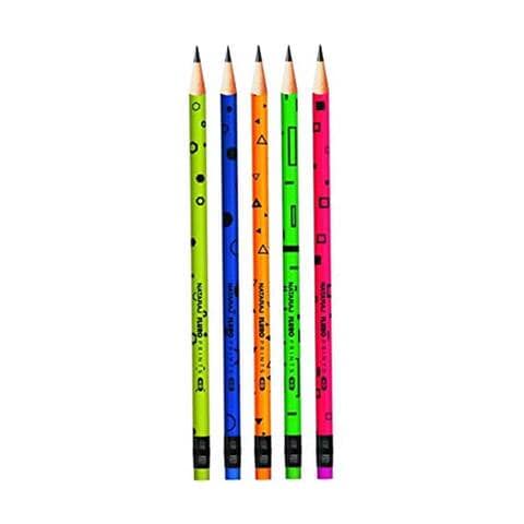 ناتاراج طقم أقلام رصاص بطبعة فلورو - 12 قلم