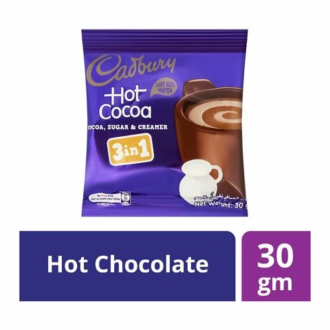 Cadbury Hot Chocolate 3 in1 - 30 gm