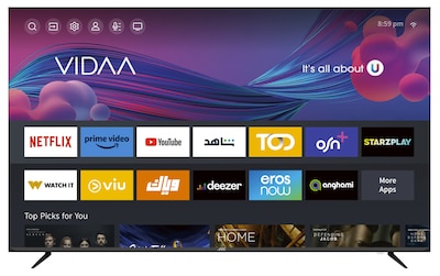 Smart TV JVC 65 4K UltraHD Android 12 WIFI Netflix  Prime