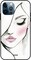 Theodor - Apple iPhone 12 Pro 6.1 Inch Case Girl Eyes Close Flexible Silicone Cover