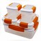 Food Lock Pure Container 5Pcs Set+