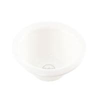 Shallow Porcelain Bowl White 11x10x4.5cm