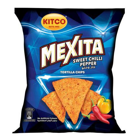 Kitco Mexita Sweet Chilli Pepper Tortilla Chips 40g
