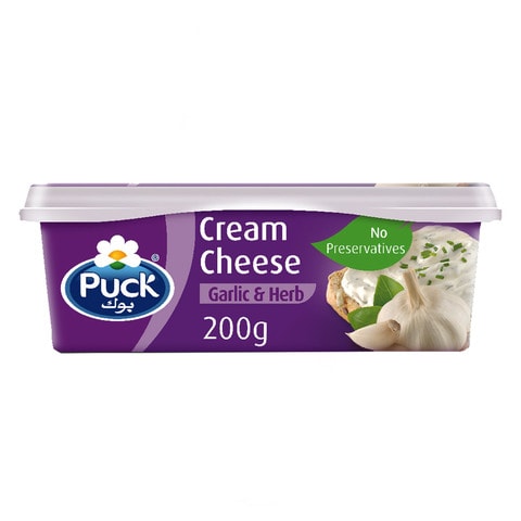 Puck Cheese Soft Spread Garlic and Herbs 200GR