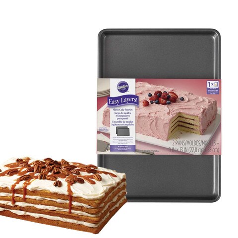 Wilton Easy Layers! Sheet Cake Pan 2 pc Set