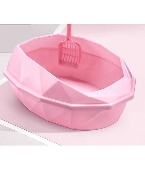 Oval cat hotsell litter box