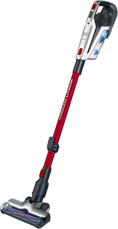  BLACK+DECKER Cordless Stick Vacuum, 3-in-1 Cordless, Red  (HFEK620J)