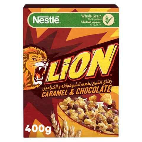Nestle Lion Caramel And Chocolate Breakfast Cereal 400g