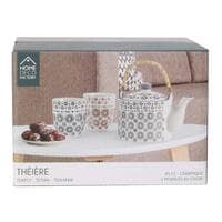 Home Deco Factory Mirage M12 Teapot And Tea Glass Set 850ml