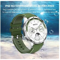 Smart Watch Answer Make Calls, Fitness Watches With Sports Blood Oxygen Heart Rate Sleep Monitor IP68 Waterproof Smart Watch For Android iOS Phones Silver