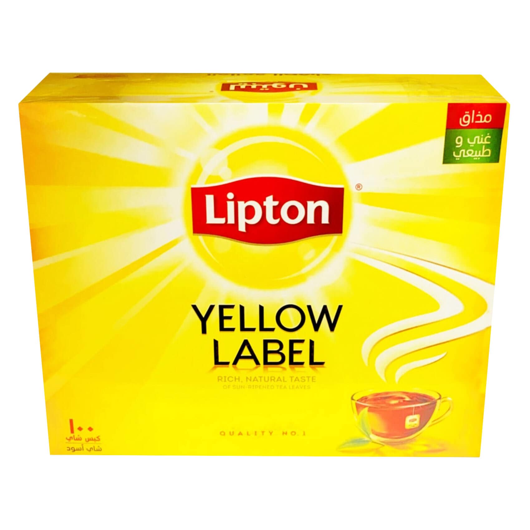Lipton Tea Bags Yellow Label 100 Sachets, 200G