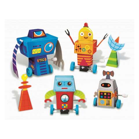 4M Wind Up Robots Maker 5+ Years