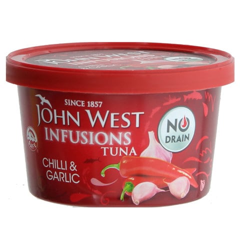 John West Infusions Tuna With Chilli And Garlic 80g