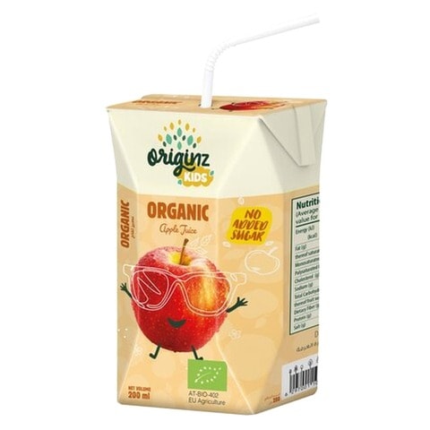 Originz Kids No Added Sugar Organic Apple Juice 200ml