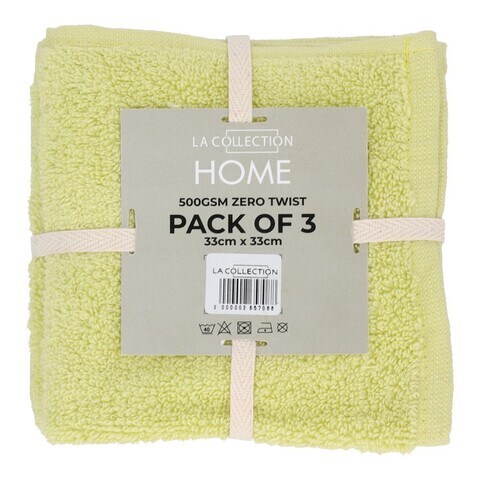 Pack of face discount towels