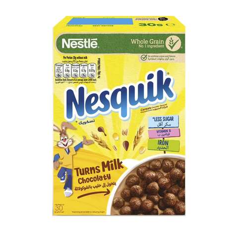 Nestl&eacute; Nesquik Chocolate Breakfast Cereal 30g