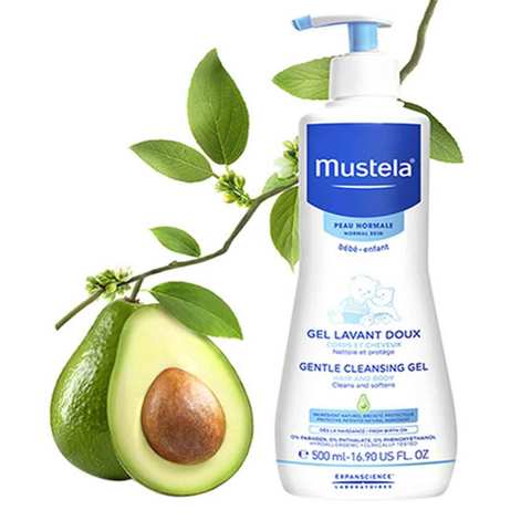 Mustela gentle cleansing hot sale gel 500 ml