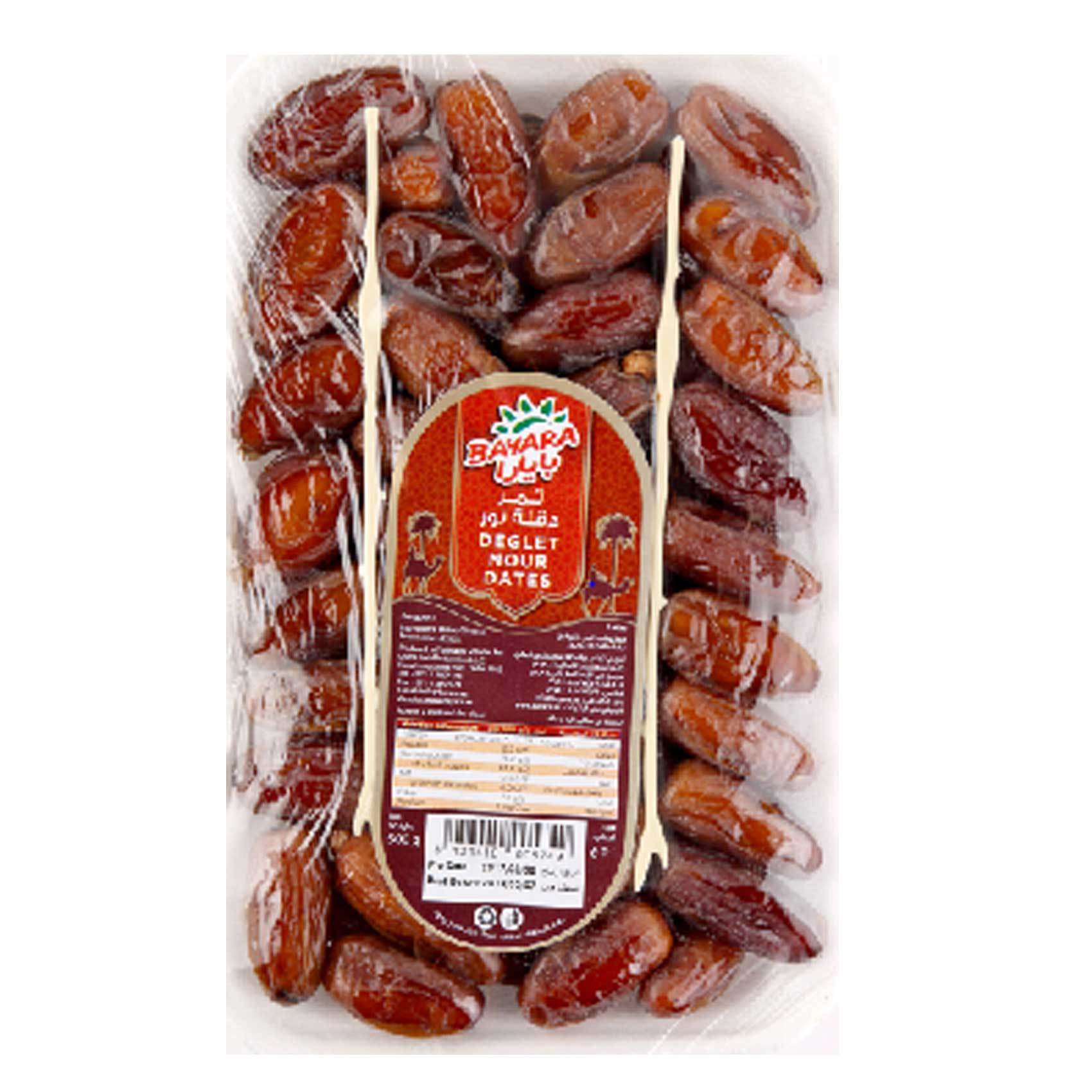 Buy Bayara Dates Deglet Nour 500g Online Shop Fresh Food on Carrefour UAE