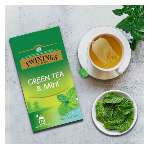 Twinings Green Tea And Mint 25 Tea Bags
