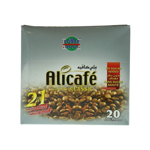 Alicafe Classic 2 in 1 Premix Coffee Sachets 12g x Pack of 20