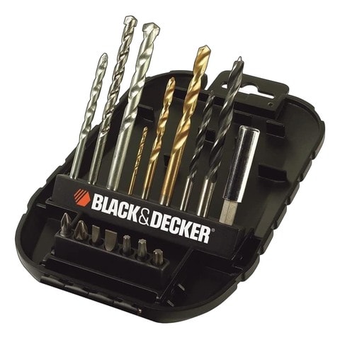 Buy Black Decker Mixed Drill And Screwdriver Bit Set A7186 XJ