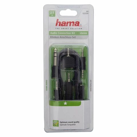 Hama Jack Connection Kit 2.5m Black