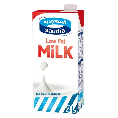 Saudia Long Life Low Fat Milk 2l